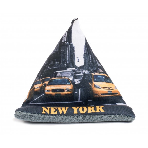 Yellow Taxi Cab New York Phone Pillow Stand 